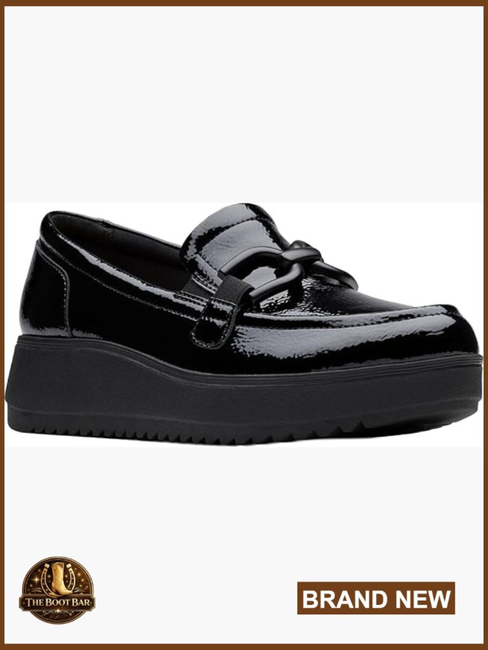 Chunky Platform Loafers with Cushioned Insole